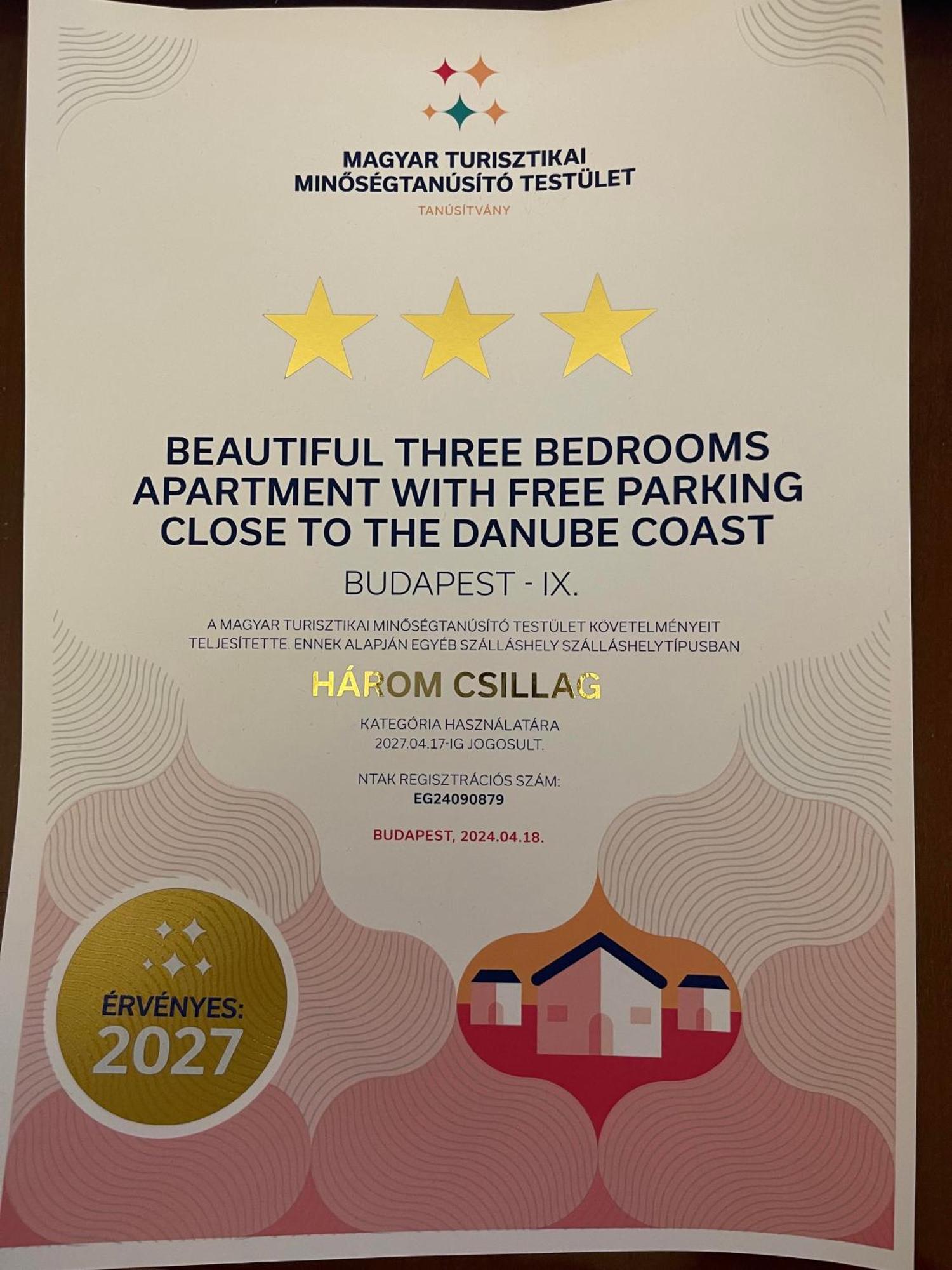 Beautiful Three Bedrooms Apartment With Free Parking Close To The Danube Coast Budapest Exterior foto